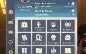 AR 41| Raiden Shogun, Yelan e Hutao + Armas 5 estrelas