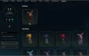 Conta LoL 137 Campeões e 120 Skins (3 vitoriosas 1 hextec)