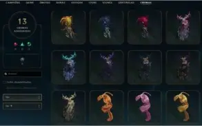 Conta LoL 137 Campeões e 120 Skins (3 vitoriosas 1 hextec)