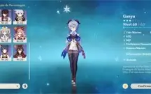 Genshim impact conta Hutao + ayaka + ganyu + kokomi Ar30