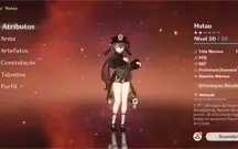 Genshim impact conta Hutao + ayaka + ganyu + kokomi Ar30