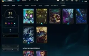 Conta de League Of Legends e Valorant
