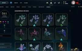 conta 1293 skins,todos emotes da loja ( emotes challenger)