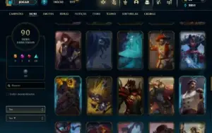 Fullacesso - Conta De 2013 - 90 Skins - Level 86 - 155 Champ