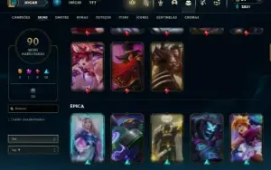 Fullacesso - Conta De 2013 - 90 Skins - Level 86 - 155 Champ