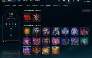 Conta PLATINA 4 | 78% Win - Lol (League Of Legends) Elomoon
