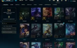 Conta PLATINA 4 | 78% Win - Lol (League Of Legends) Elomoon