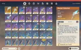 DILUC - KEQING - ALBEDO - HARPA - ESPADA CELESTIAL