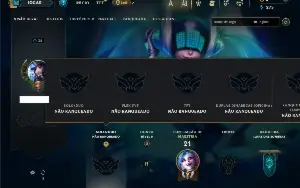 Unranked com 25 Champs e 5 Skins