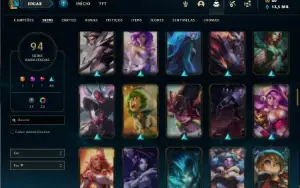 Conta ouro 3 com 110 Champs e 94 Skins ( MAIN SUP )