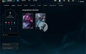Conta Mestre - Smurf LOL (league of legends) ELOMOON