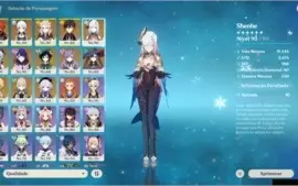 ✨CONTA COM 23 PERSONAGENS 5⭐ AR57 (NEGOCIÁVEL) ✨