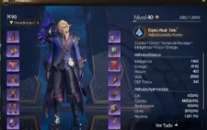 Tarisland |Mago| Level 40 | Set Todo Roxo