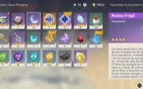 Conta com Diluc, Jean, Mona, Tighnilari, Rayden, Cyno e mais