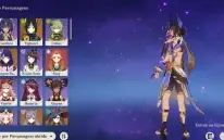 Conta com Diluc, Jean, Mona, Tighnilari, Rayden, Cyno e mais