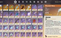 Genshin Impact Ar56 / 7X5★/ Eula + Signature / 6 Armas 5★