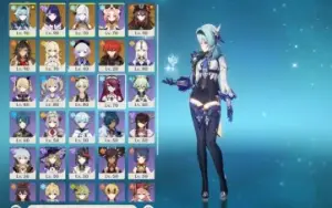 Genshin Impact Ar56 / 7X5★/ Eula + Signature / 6 Armas 5★