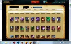 Conta do League of Legends ouro 5 com muitas skins e Champs