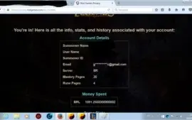 Conta do League of Legends ouro 5 com muitas skins e Champs