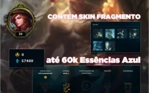 Conta Smurf League of Legends lol unranked lvl 30 + Brinde