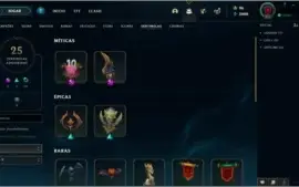 Conta lol 2013 292 skins Plat II