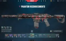 conta valorant com muitas skins, ascendente 1
