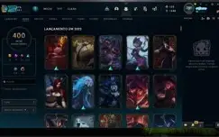Conta LoL Lv 218 Ex Diamante 400 Skins - League of Legends -