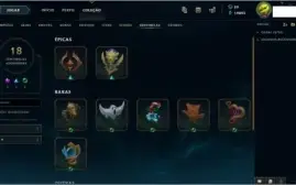 CONTA TOP!! - MUITAS SKINS E FULL CHAMPIONS