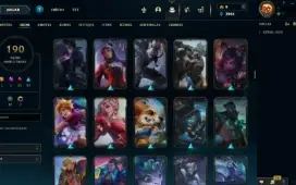 Conta League of Legends Nível 311 com 190 Skins!!!