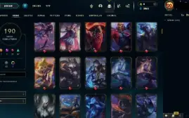 Conta League of Legends Nível 311 com 190 Skins!!!
