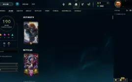 Conta League of Legends Nível 311 com 190 Skins!!!