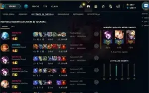 Conta de LOL NFA Inativa há +11meses • GRIK Store ©