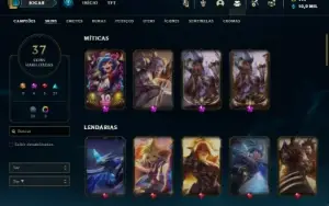 Conta LOL Otima, mas está Honra 0.