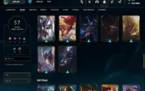 Conta LOL Otima, mas está Honra 0.