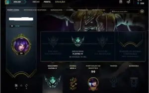 Conta lol Platina 4