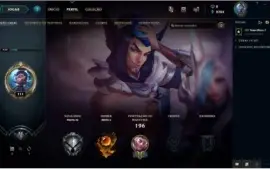 Conta de League of Legends. Prata 3, 56 campeões 20 skins