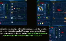 Conta que vende r40 service - Leia a descrição-LADMO-Lucemon