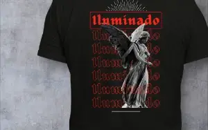 Camisa poliéster/Dry fit Estampa Iluminado