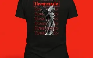 Camisa poliéster/Dry fit Estampa Iluminado