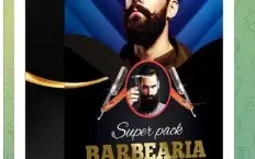 Mega Pack Barbearia - Canva - Templates Profissionais Para R