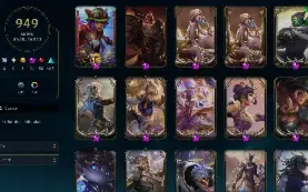Conta LVL 557 e 949 skins