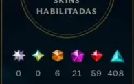 Conta LVL 557 e 949 skins