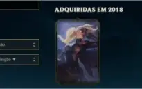 CONTA LEAGUE OF LEGENDS PLATINA IV (EMAIL) & VARIAS SKINS