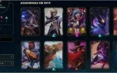 CONTA LEAGUE OF LEGENDS PLATINA IV (EMAIL) & VARIAS SKINS