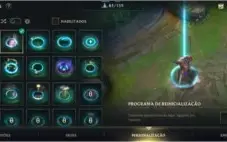 Conta Esmeralda, 40 skins, 2980 Wild cores