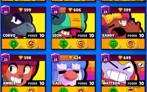 Conta Semi Full Brawlstars