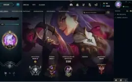 Conta de League Of legends com 33 Skins