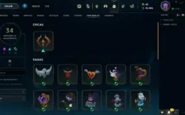 Conta - League Of Legends - Brasil Server