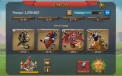 CONTA LORDS MOBILE 161 MIGHT T4 DESBLOQUEADO