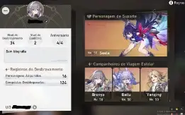 Seele, Bronya, Bailu e Yanqing - Honkai Star Rail